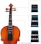 Mike Music 4/4 Violin Fiddle Finger Guide Fingerboard Sticker Label Intonation Chart Fretboard Marker For Practice