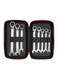 8-Piece Ratchet Combination Wrench Set Silver