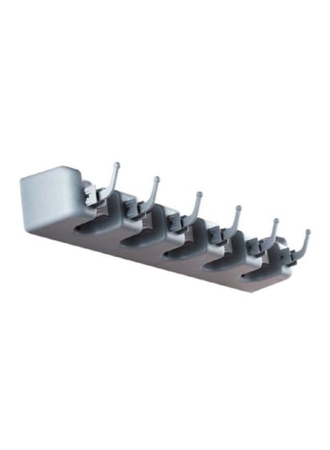 Generic - Wall Mounted Mop And Broom Holder Grey 41x6x8centimeter