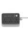 Universal 3-Power Socket And 6-Port USB Adapter Grey