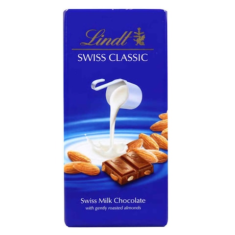 Lindt Milk Almonds Chocolate 100g