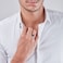 Guy Laroche Stainless Steel Ring Sz 58 For Men, 4TR007AQ-58