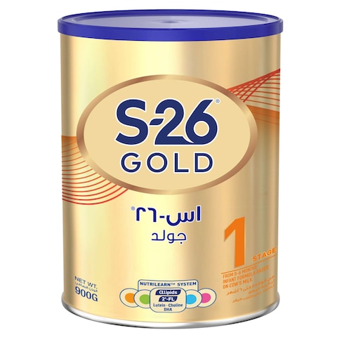 Wyeth Nutrition S26 Gold Stage 1 Infant 0 to 6 months Formula 900g