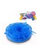 Generic 6-Piece Silicone Food Cover Blue