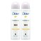 Dove Men Care Invisible Dry Anti-Perspirant Deodorant Clear 150ml Pack of 2