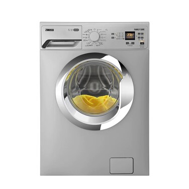 زانوسي غسالة تحميل أمامي، 7 كجم، فضي - ZWF71030SX