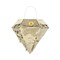Unique Mini Gold Foil Diamond Pinata- 6-1/2-Inch Width x 6-Inch Height