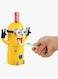 Generic Toothbrush Holder With Automatic Toothpaste Dispenser And Brush Cup Yellow 19X8X6.2cm