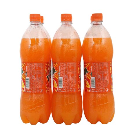 Mirinda Orange Soft Drink Bottle 1.25Lx6