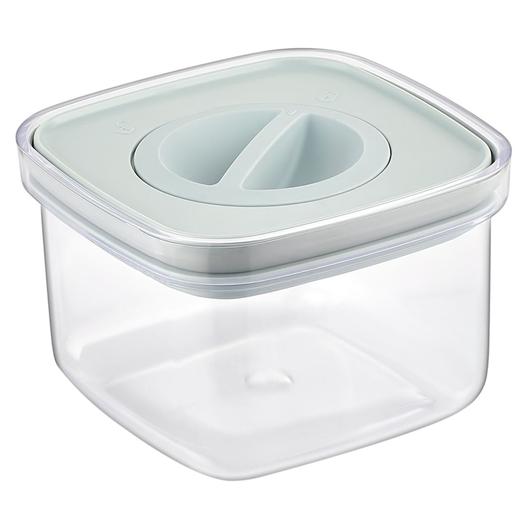 Leak-Proof Storage Container Clear/Grey 500ml