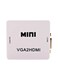 Generic - VGA To HDMI HD Video Converter white