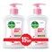 Dettol hand wash skincare rose &amp; sakura blossom 200 ml &times; 2 - 15%