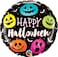 18In Halloween Jack Faces Foil Balloon