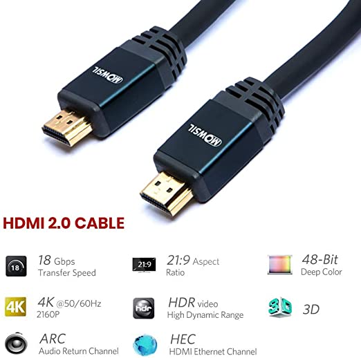 Mowsil HDMI 4K Cable 25 Meter