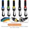 KKmoon - Resistance Bands Set Workout Bands, Including 5 Stackable Exercise Bands with Door Anchor, 2 Foam Handle, 2 Metal Foot Ring &amp; Carrying Case, Exercise Bands for Home Workouts, Physical Therapy, Gym