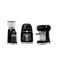 Smeg 50's Style Coffee Grinder CGF01BLUK Black/Silver 150W