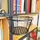 UAEJJ Removable Balcony Rail Flower Pot Holder Railing Potted Plant Rack Hanging Flower Pot Shelf Stand-Black