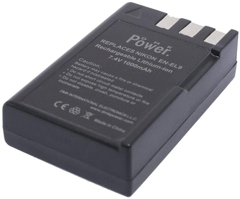 DMK Power EN-EL9, EN-EL9A Battery for Nikon D5000, D3000, D60, D40X, D40 Digital SLR Camera