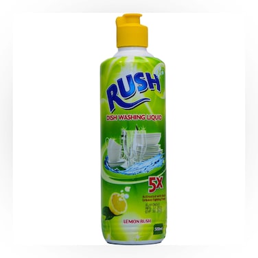 Rush Dishwashing Liquid 500Ml