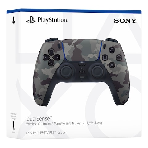 Sony PS5 DualSense Wireless Controller Grey Camouflage