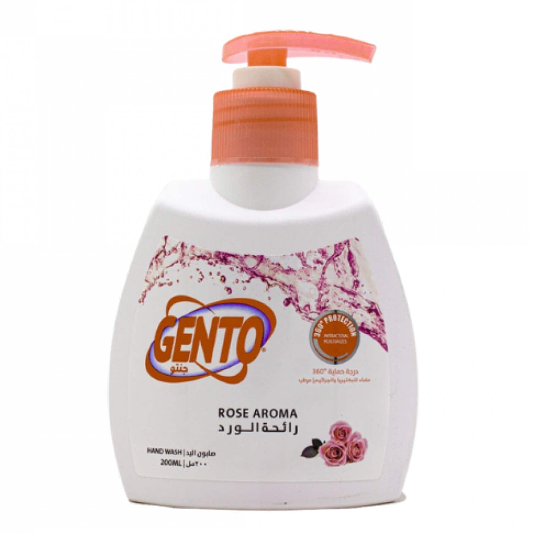Buy Gento Hand Wash Antibacterial Pink 200ml Online | Carrefour KSA