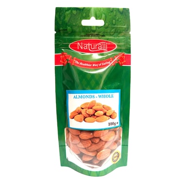 Naturalli Whole Almonds 100g