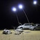 Shopdeals 500W Multifunction Outdoor LED Fishing Rod Light 5M Camping Lantern Lamp With Ir Remote 3 Modes