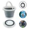 Aiwanto 10L Foldable Bucket Collapsible Water Bucket Cloth Storage Box Bathroom Bucket Cleaning Home Bucket  Car Wash Bucket  Basket