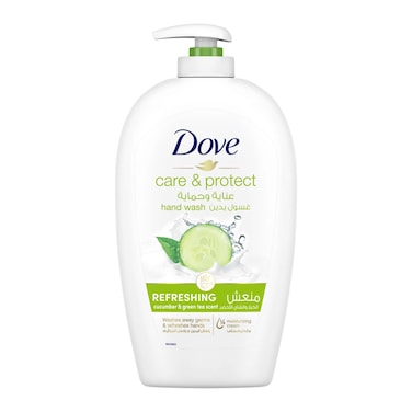 Dove Care &amp; Protect Refreshing Hand Wash with Cucumber &amp; Green Tea - 500ml