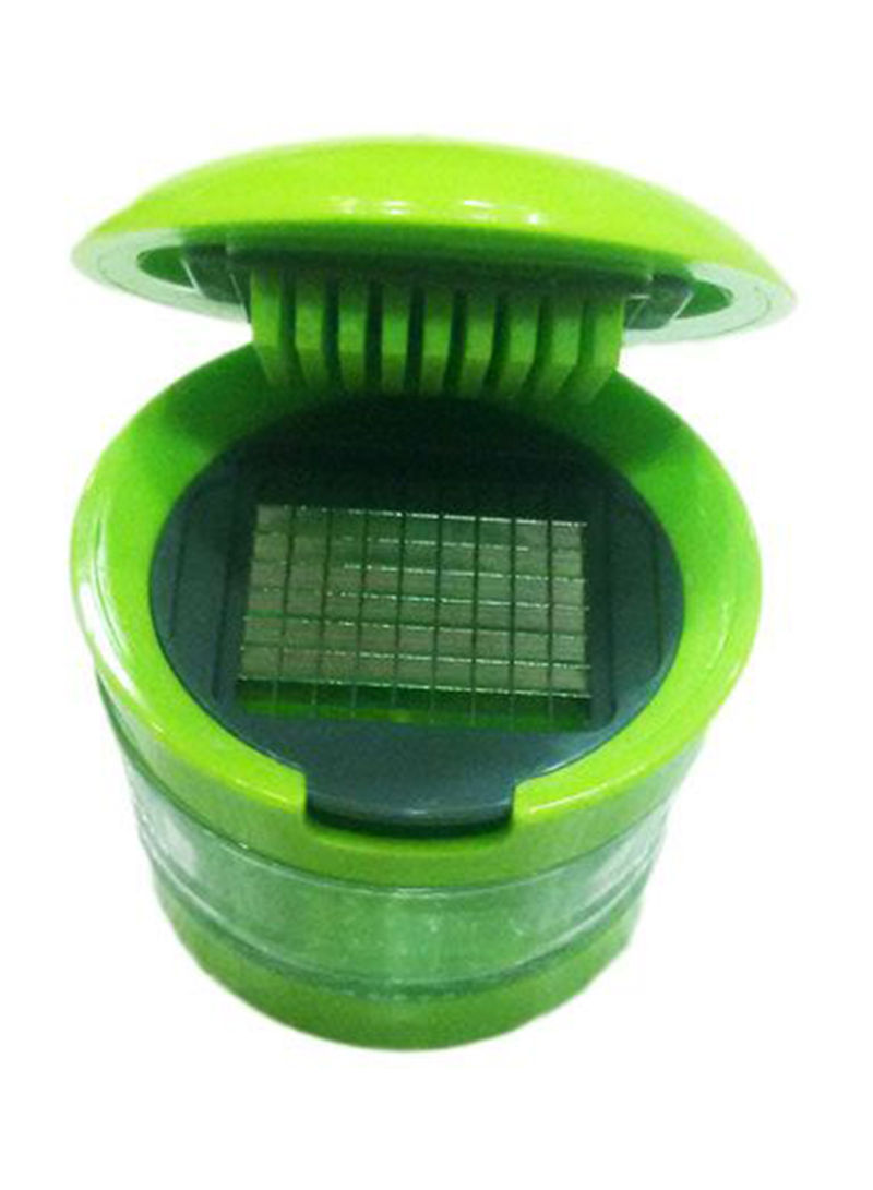 Generic Garlic Chopper With Press Green