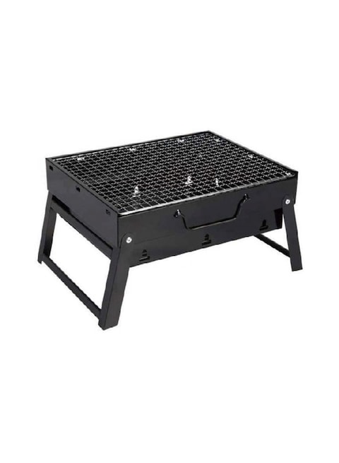 اشتري Generic Portable Bbq Charcoal Grill Black 13.77X10.75X2.45Inch في الامارات