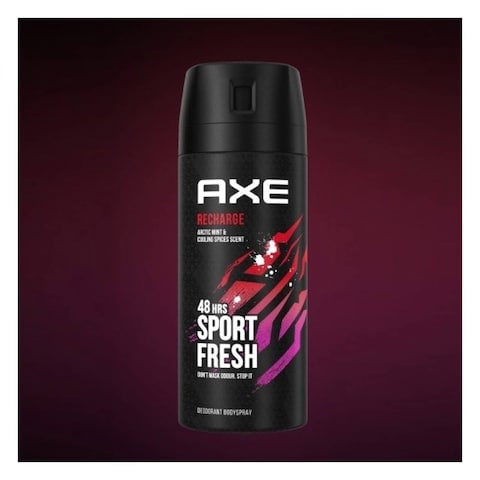 Axe Recharge Sport Fresh Deodorant Body Spray Clear 150ml