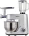 Nobel 3 In 1 Food Processor Multifunctional Stand Mixer With 7.0 L Stainless Steel Bowl &amp; 1.5L Juicer Blender With 6 Speeds For A Variety Of Mixing Tasks NBM100S Silver