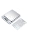 Generic - Digital Kitchen Scale Silver 10.5x10.5x0.9centimeter