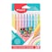 Maped Color Peps Jungle Pastel Colouring Felt Tip Pen Set 10 Pieces
