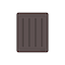 Cosmoplast Cedargrain 5 Tiers Storage Cabinet With Drawers And Wheels Dark Brown 50x40x114cm