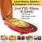 Generic Red Copper 5 Minute Chef Double-Sided Copper-Infused Grill Pan With Non-Stick Anti-Scratch Surface For Making Delicious Omelet