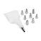RK Icing Bag Set With Nozzle Multicolour Pack of 8