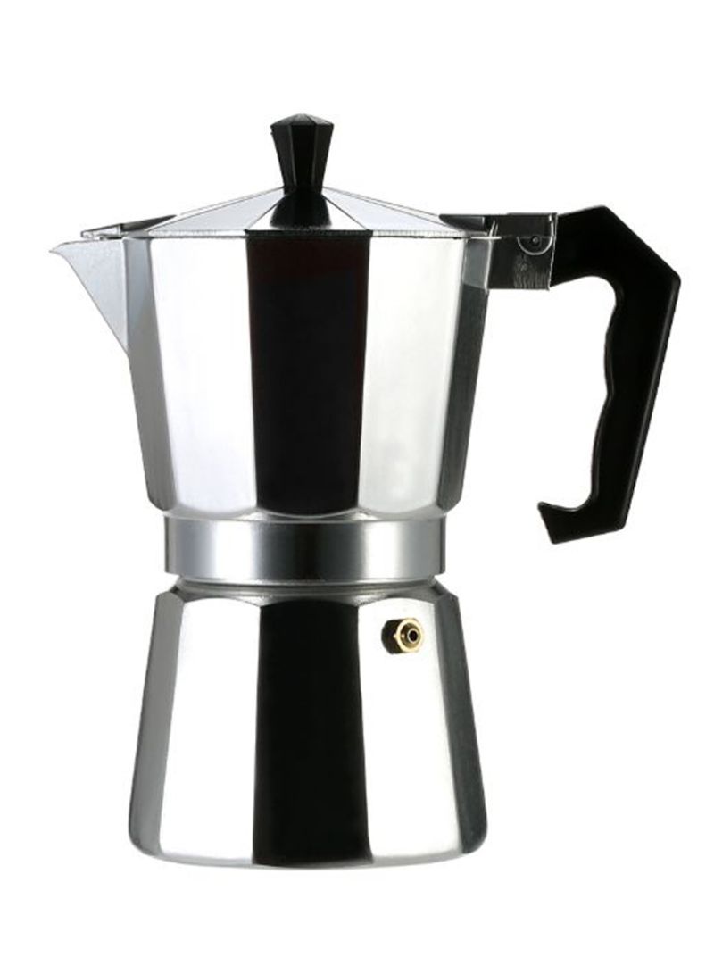 Generic - Aluminium Espresso Percolator Coffee Maker 111253 Silver/Black
