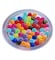 Colorful Round Beads for DIY Jewelry Making, Bracelet Earring Necklace DIY Craft Supplies Hair Accessories ( 250 Pcs)