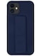 FOCUS Finger Grip Holder and standing cover with Car Magnetic Multi-function Shockproof Protective Case Cover For iphone 11 Dark Blue