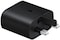 Samsung Original 25W Fast Charging USB-C Mobile Phone Mains Plug/Wall Charger, Genuine Samsung Charger Compatible With Galaxy Smartphones And Other USB Type C Devices, Black, EP-TA800XBEGGB