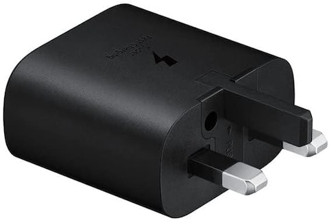 Samsung Original 25W Fast Charging USB-C Mobile Phone Mains Plug/Wall Charger, Genuine Samsung Charger Compatible With Galaxy Smartphones And Other USB Type C Devices, Black, EP-TA800XBEGGB