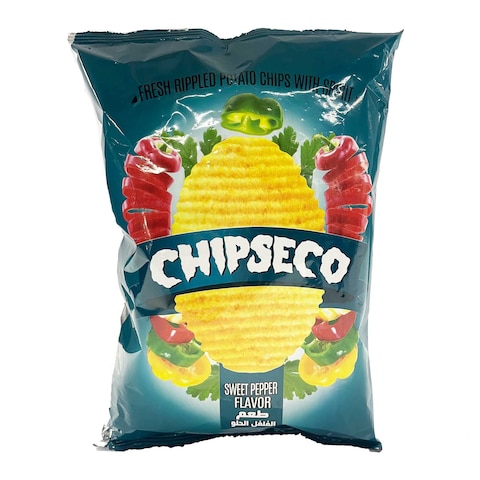 Chipseco Rippled Fried Potato Chips - Sweet Pepper - 41 gram