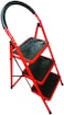 3 Step Ladder Folding Stool Foldable Step Ladder with Rubber Handgrip and NonSlip Treads 330lbs Capacity Ladder for Kitchen Red  Foldable Ladders Multicolor Step Ladder for Genral Maintinace Use etc
