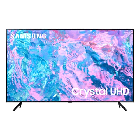 Samsung Smart TV, Crystal UHD, CU7000C, 85 Inch, Black, 2023, Crystal Processor 4K, Smart Hub, Object Tracking Sound Lite, UA85CU7000UXZN