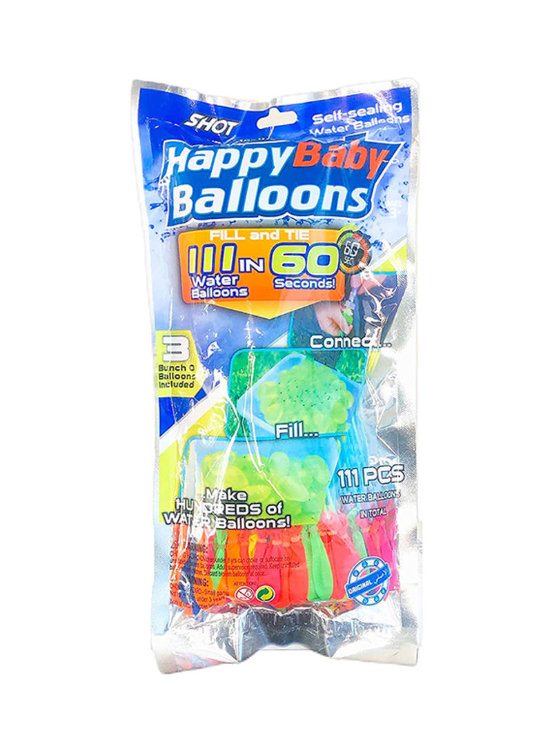 Generic 111-Piece Happy Baby Water Balloons Set