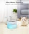 Jinou Cat Water Fountain - Made With Premium Quality Acrylic Glass - Pet Water Fountain With 3 Litre Water Tank- For Cats, Dogs &amp; Other Pets