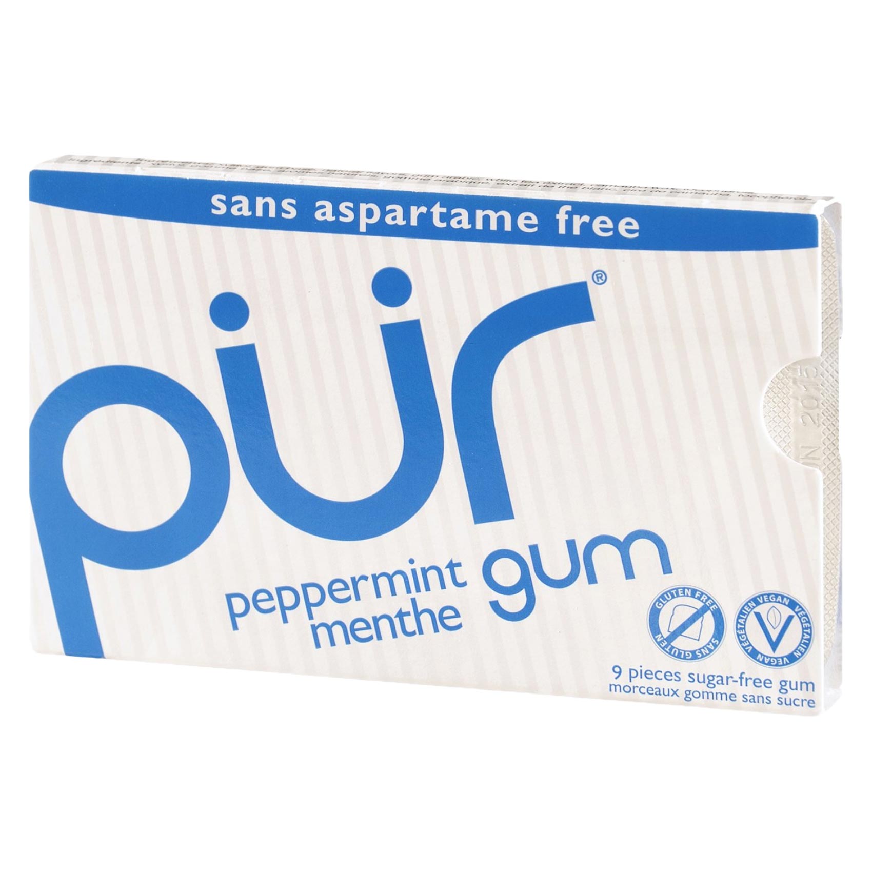 Pur Gultan Free Sugar Free Gum Peppermint 9 Pieces product thumbnail 3