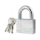 Blossom Disc Mechanism Padlock With 3 Keys Silver 70mm